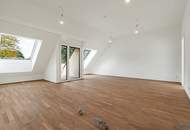**Architektur, Design mit hochwertigen Materialien und ein durchdachter 3-Zimmer-Grundriss in einer Grünruhelage**
