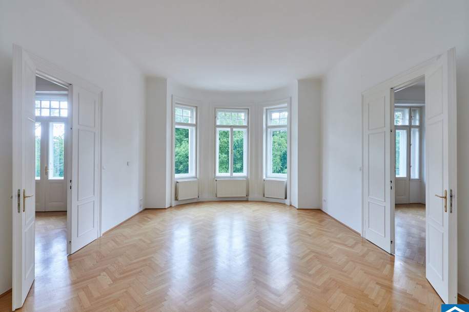 Wohnen am Belvedere – Exklusiver 4-Zimmer Altbautraum in 1040 Wien, Wohnung-miete, 6.741,65,€, 1040 Wien 4., Wieden