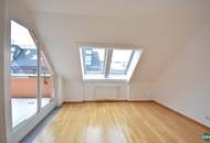 3-Zimmer-DG-Wohnung mit großer Terrasse &amp; Dachterrasse in Döbling