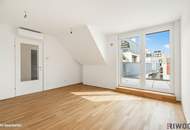 DG-ERSTBEZUG mit ca. 11 m² BALKON/TERRASSE | Nähe Alte Donau | Komplett hofseitig | Fernwärme &amp; Klima | Ideal für Anleger oder Eigennutzer | TG-Stellplatz optional | Nachhaltiges Projekt