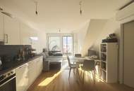 Moderne, klimatisierte 2-Zimmer-Dachgeschosswohnung mit Terrasse - in der Koloniestraße