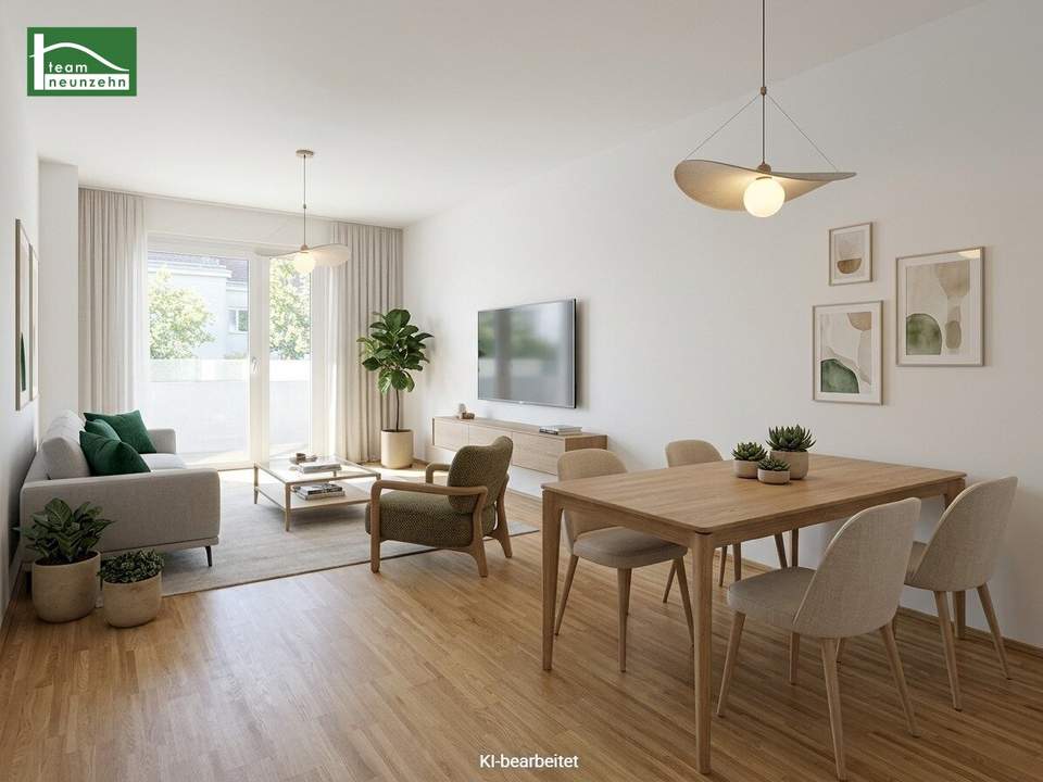 Großzügige 2-Zimmer Wohnung in toller Lage nahe der Donau - Ab sofort beziehbar!