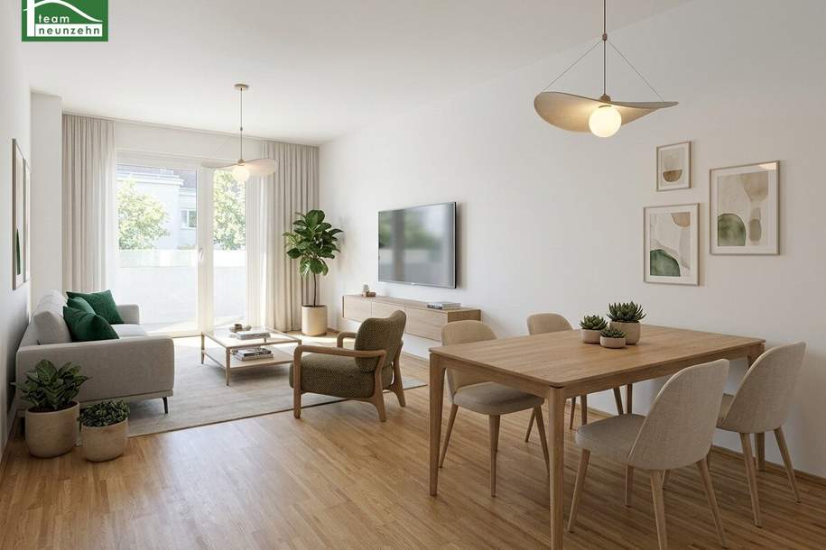 Großzügige 2-Zimmer Wohnung in toller Lage nahe der Donau - Ab sofort beziehbar!, Wohnung-miete, 1.025,00,€, 1200 Wien 22., Donaustadt