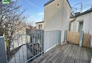 Helle Dachgeschoss-Wohnung mit West-Terrasse in ruhiger Seitengasse der Wattgasse und Hernalser Hauptstraße