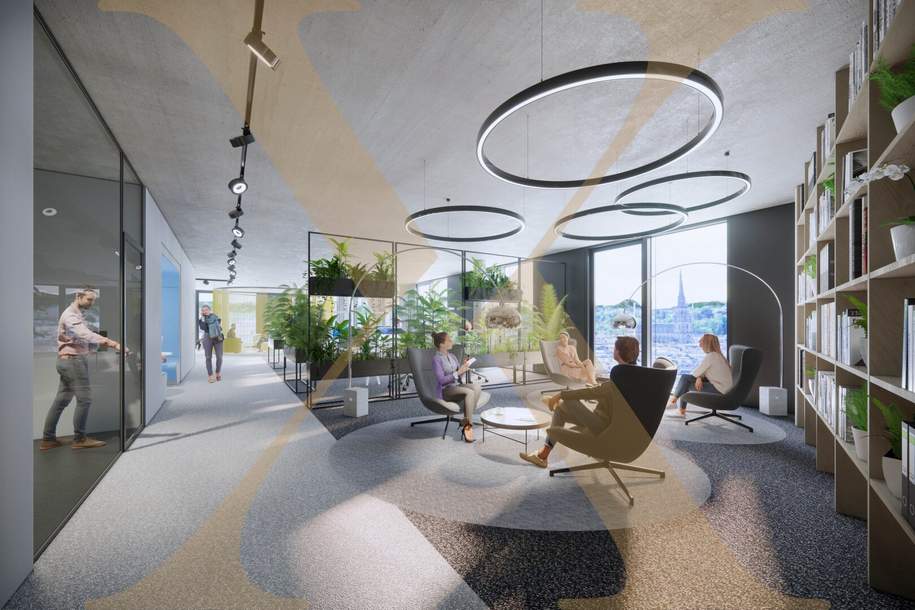 JETZT PROVISIONSFREI!!! QUADRILL TOWER Tabakfabrik!, Gewerbeobjekt-miete, 4020 Linz(Stadt)