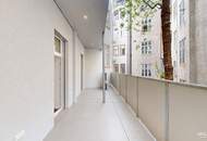 Leben im Alsergrund – Hochwertig sanierte Altbauwohnung mit Terrasse mit Designer-Möblierung und -Küche