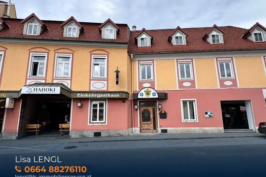 Vielseitige Geschäftsflächen in Top-Lage an der Grazer Straße in Hartberg, Gewerbeobjekt-miete, 1.381,00,€, 8230 Hartberg-Fürstenfeld