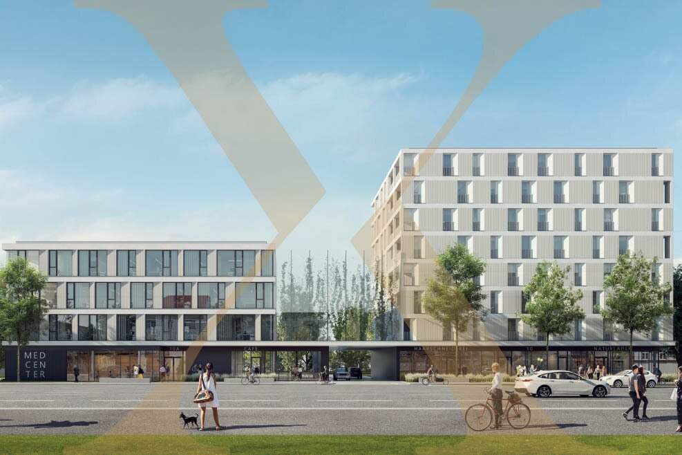 Einzigartige Neubau Büro-/ Praxisflächen im Bauprojekt "Med Cube Linz Mitte" zu vermieten!