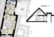 Josef-Kutscha-Gasse - 3 Zimmmer DG-Maisonette mit Galerie, 3 Terrassen und Garage