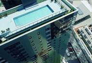 Traumhafte Wienerbergcity-Wohnung über den Dächern Wiens mit Skypool
