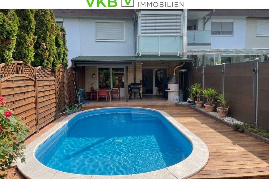 Wohnen in Hörsching – Charmantes Reihenhaus mit Wohlfühlcharakter, Haus-kauf, 360.000,€, 4063 Linz-Land