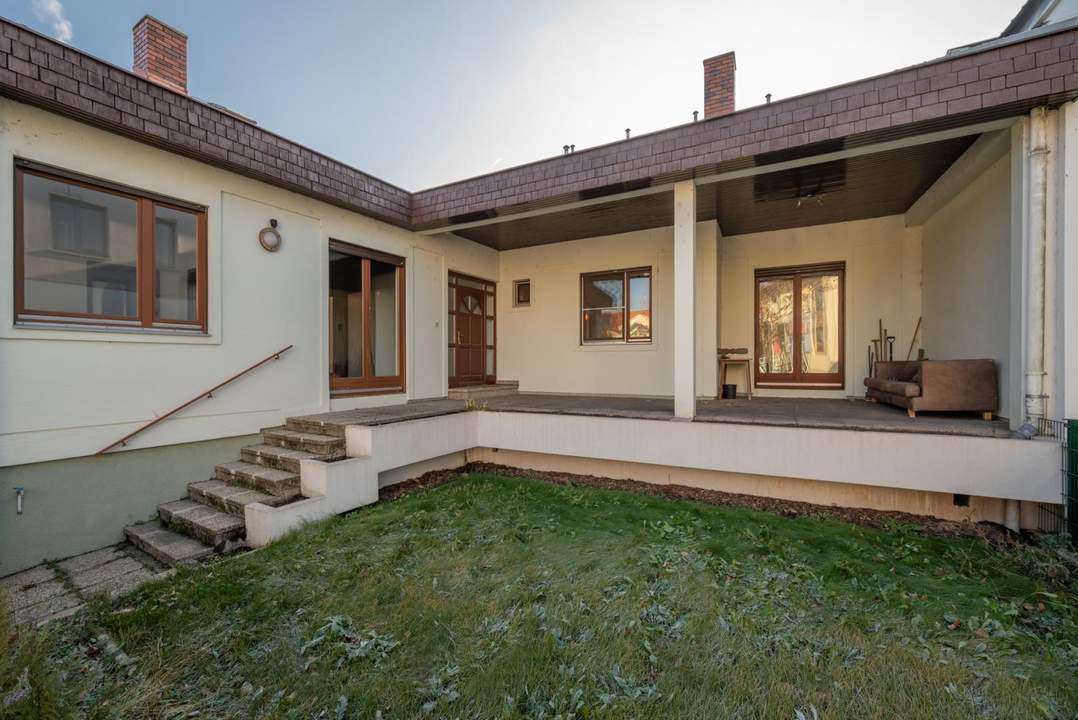 Idealer, vollunterkellerter Familienbungalow in zentraler Lage von Illmitz