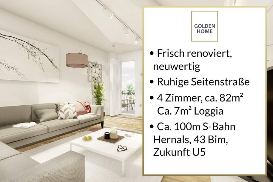 City-Nähe und Ruhe: Exklusiver Wohntraum !, Wohnung-kauf, 485.000,€, 1170 Wien 17., Hernals