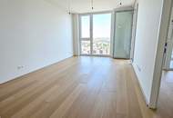 U1 Kagran - Blick über Wien - Loggia - Fitnessraum - Deckenkühlung - Sauna - Pool am Dach