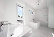 Fertiggestellt &amp; bezugsbereit | 5-Zimmer Neubau-Reihenhaus mit ca. 50m² Eigengarten | Hofruhelage | Luftwärmepumpe