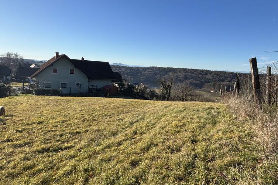 Traumhaft sonniges Baugrundstück in Thermennähe mit herrlich grünem Ausblick, Grund und Boden-kauf, 8352 Südoststeiermark