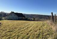 Traumhaft sonniges Baugrundstück in Thermennähe mit herrlich grünem Ausblick