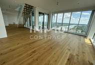 Penthouse an der Donau mit herrlichem Weitblick und großzügiger Dachterrasse!