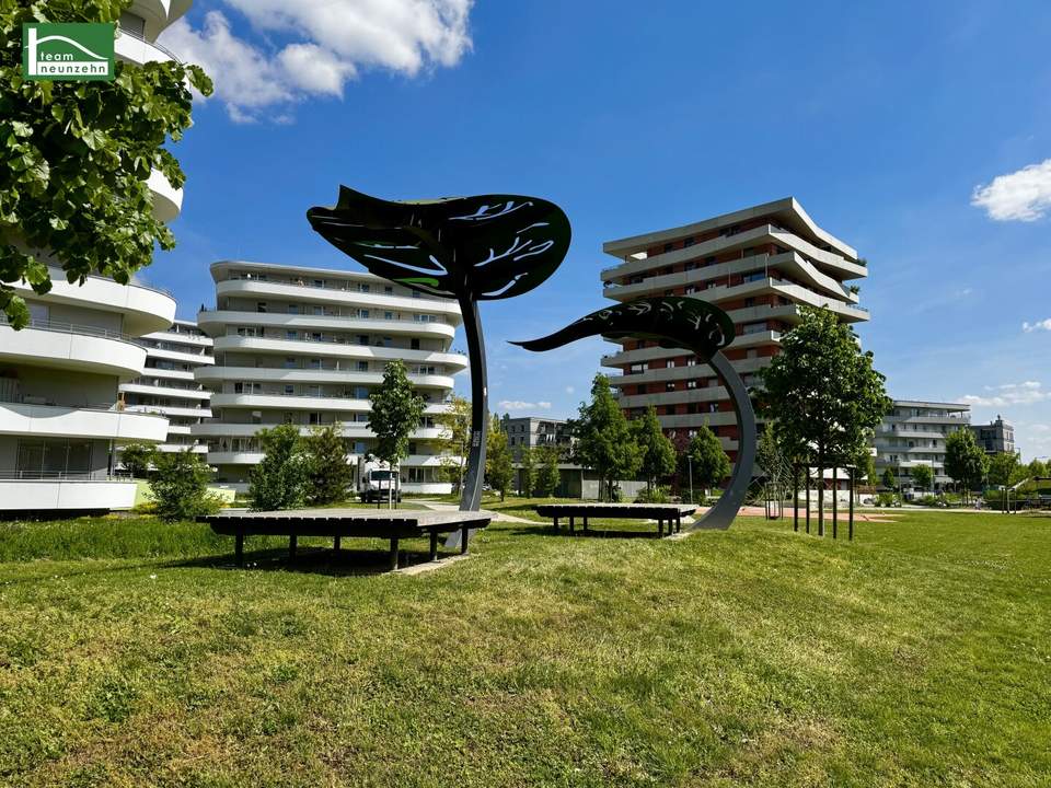 Moderne 2-Zimmer-Wohnung mit Balkon in der Green City!