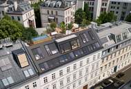 GROHGASSE 10 | hochwertig ausgestattete 5-Zimmer Dachgeschoßwohnung mit hofseitigem Balkon | Fernwärme | Klimaanlage plus Bodenkühlung