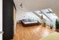Weitläufige Dachgeschosswohnung mit Terrasse und Fernblick in Baden