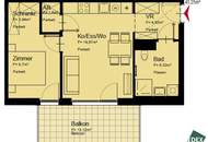Moderne 2-Zimmer-Wohnung mit Balkon nahe U1