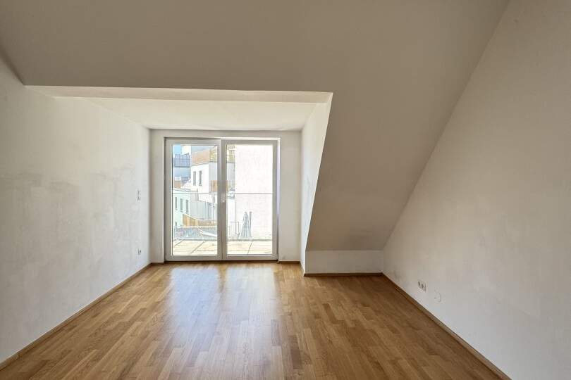 Exklusiver 3-Zimmer Dachgeschoss-Neubau mit zwei Terrassen in Bestlage nahe Kagraner Platz, Wohnung-kauf, 345.000,€, 1220 Wien 22., Donaustadt