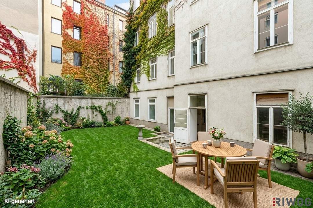 GARTENWOHNUNG | Komplett Hofseitig | Sanierungsbedürftiger Altbau | Nähe Einsiedlerpark, U4 Margaretengürtel, künftiger U2-Station Reinprechtsdorfer Straße