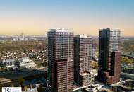 Exklusive Wohnung im TRIIIPLE Tower mit atemberaubendem Ausblick, Rooftop-Pool & Concierge Service