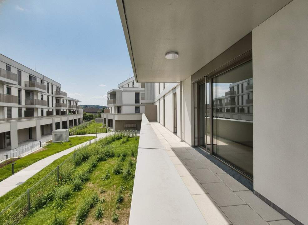 FLORIANI – Quartier am Tullnerfeld - 4 Zimmer Familientraum mit 2 Bäder &amp; schönem Balkon - Stilvolle Ausstattung - Bahnhof Tullnerfeld in der Nähe - PROVISIONSFREI