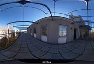 DG-Wohnung mit 2 Terrassen auf Wohnebene und phänomenalem Fernblick über Wien