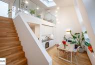 einzigartige Maisonette Wohnung - 2 Zimmer Neubauwohnung + westseitiger Dachterrasse in beliebter Lage (Zieglergasse) ab März 2026 beziehbar!