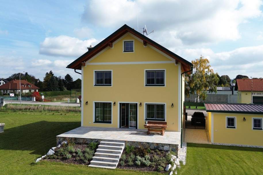 NEUES NIEDRIGENERGIEHAUS MIT GROSSEM GRUNDSTÜCK, Haus-kauf, 885.000,€, 3443 Tulln