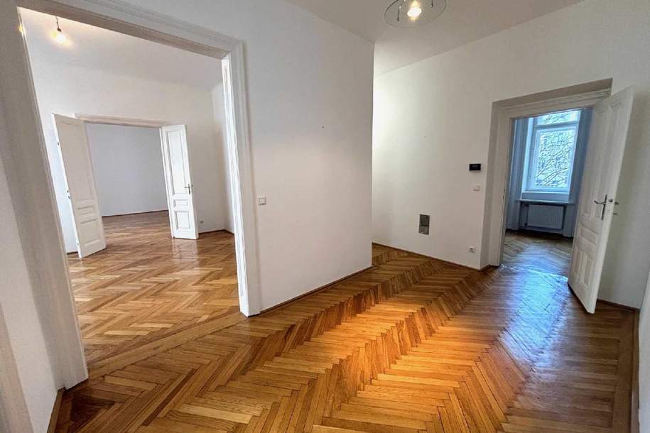 Stilvolle Altbauwohnung in renoviertem Gründerzeithaus – 3,5 Zimmer in grüner Hofruhelage, Wohnung-kauf, 890.000,€, 1030 Wien 3., Landstraße