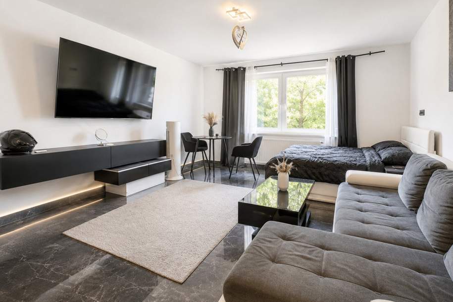 Anleger aufgepasst! Komplett sanierte Garçonnière nur wenige Gehminuten von der U3 – Sofort vermietbar!, Wohnung-kauf, 169.000,€, 1110 Wien 22., Donaustadt