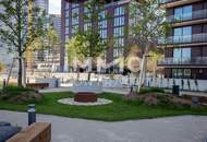 Wunderbar möbliertes Apartment mit Prater-Blick: Concierge, Lounges, Pool am Dach, Shops uvm.