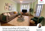 Ruhige Innenhoflage trifft Stadtflair – 3-Zimmer-Wohnung nahe Zentrum Baden