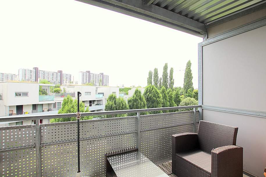 Perfekte 3-Zimmer Wohnung mit Balkon und Garagenplatz, ruhig, vollmöbliert, Wohnung-miete, 1.349,70,€, 1230 Wien 23., Liesing