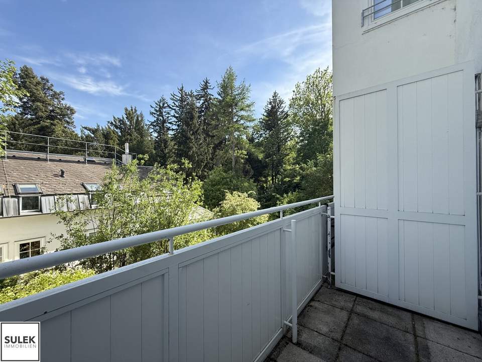 1-Zimmer Wohnung mit Balkon in Grünruhelage und U4-Nähe