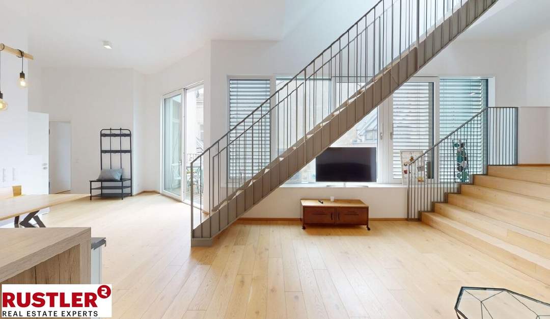 Exklusives Dachgeschossjuwel mit großzügigen Freiflächen in unmittelbarer Nähe zum Spittelberg