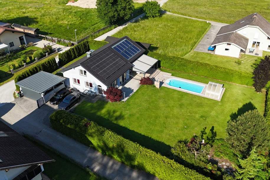 Modernes Traumhaus in Weizelsdorf - Nachhaltiges Wohnen mit Pool &amp; Weitblick!, Haus-kauf, 597.500,€, 9170 Klagenfurt Land