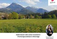 Ein BAUGRUNDSTÜCK mit Panoramablick und kurzer Distanz zum Fuschlsee