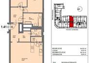 Neubauwohnung mit 3 Zimmern und Freifläche - im Zentrum von St. Pölten!