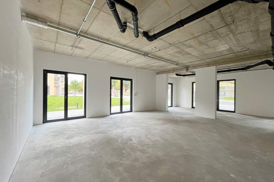 1. Monat Mietfrei // TOP-Geschäftslokal | 214m² | Neubau | Bestlage UNESCO Esplanade, Gewerbeobjekt-miete, 3.681,34,€, 8020 Graz(Stadt)
