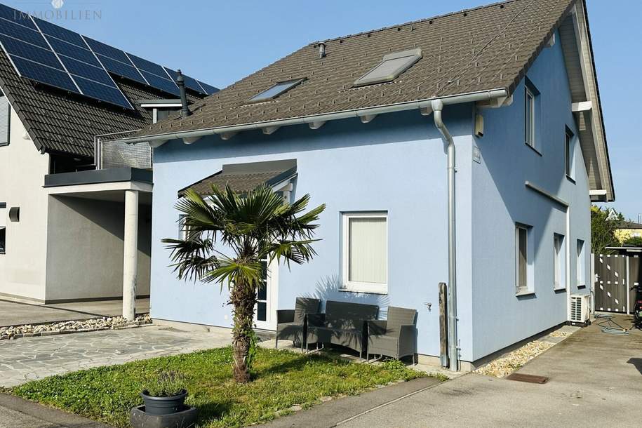 Exklusive Wohnidylle: Einfamilienhaus in Breitenlee mit großem Garten, Terrasse und Schwimmbecken, Haus-kauf, 799.000,€, 1220 Wien 22., Donaustadt