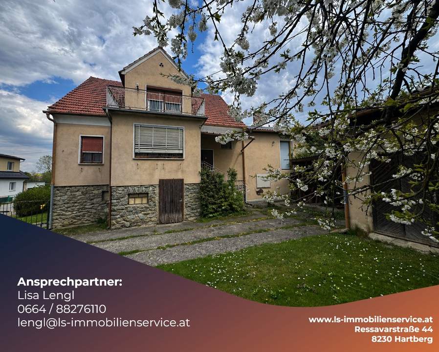 Sanierungsbedürftiges Einfamilienhaus mit viel Potenzial in ruhiger Siedlungslage in Kemeten