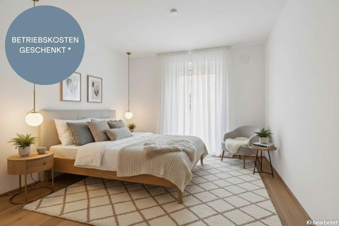 OSTERAKTION! Provisionsfreie, ideal geschnittene 3-Zimmer-Wohlfühlwohnung mit Garten | Nord-West-Ausrichtung
