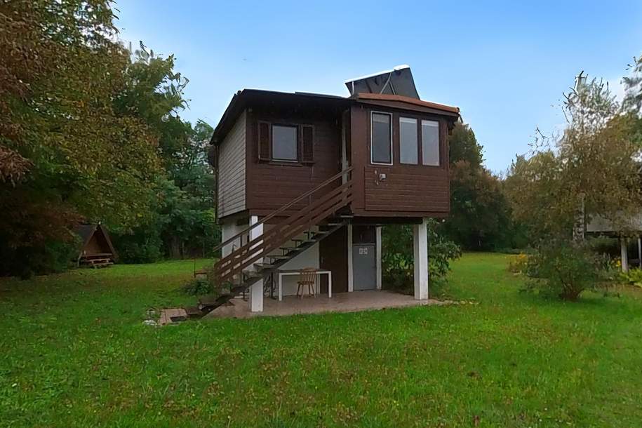 "Sommerhäuschen – Natur, Pool &amp; Tennisplatz – Erholung PUR", Haus-kauf, 35.000,€, 3430 Tulln