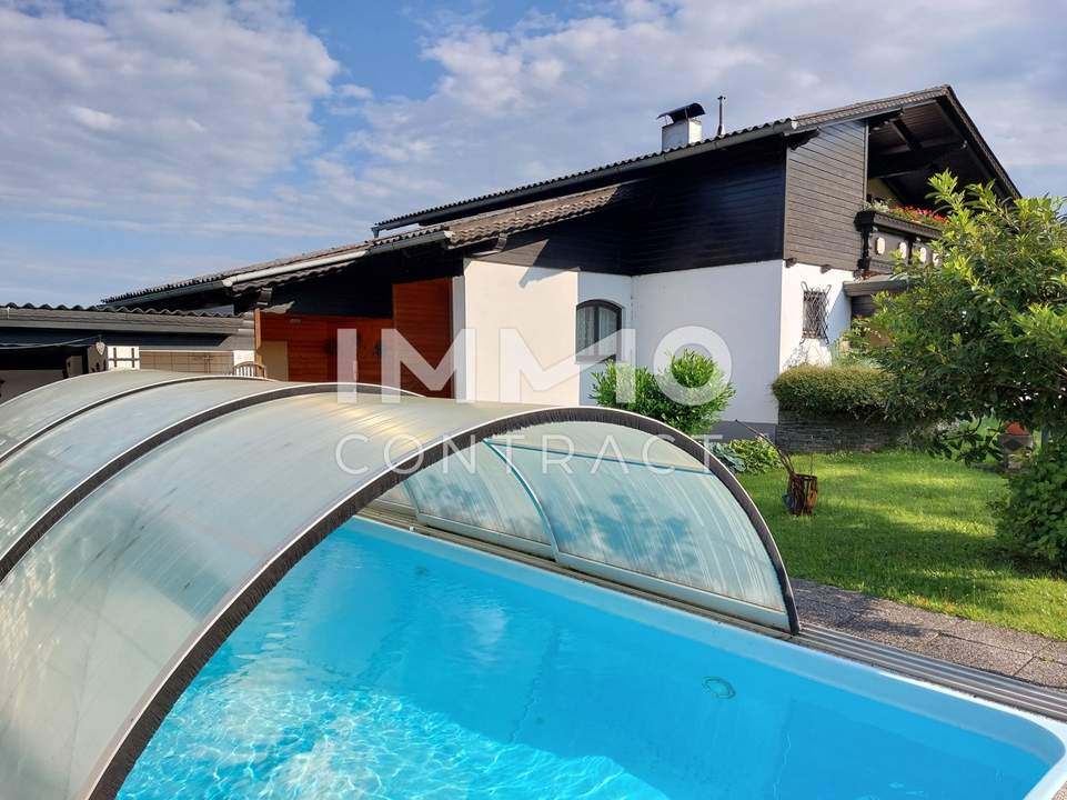 WOHNHAUS + BADEHAUS + POOL + VIEL GRUND IN TRAUMLAGE NAHE ST. OSWALD BEI PLANKENWARTH