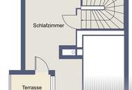 Dachgeschosswohnung mit Terrasse